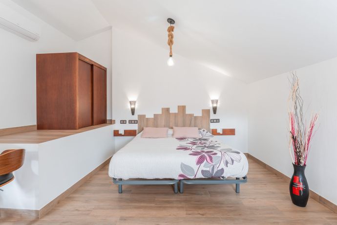 Espacio del apartamento ático