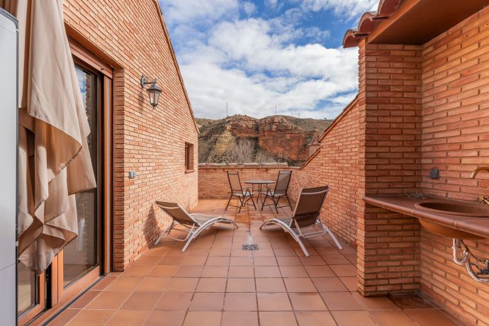 Espacio del apartamento ático