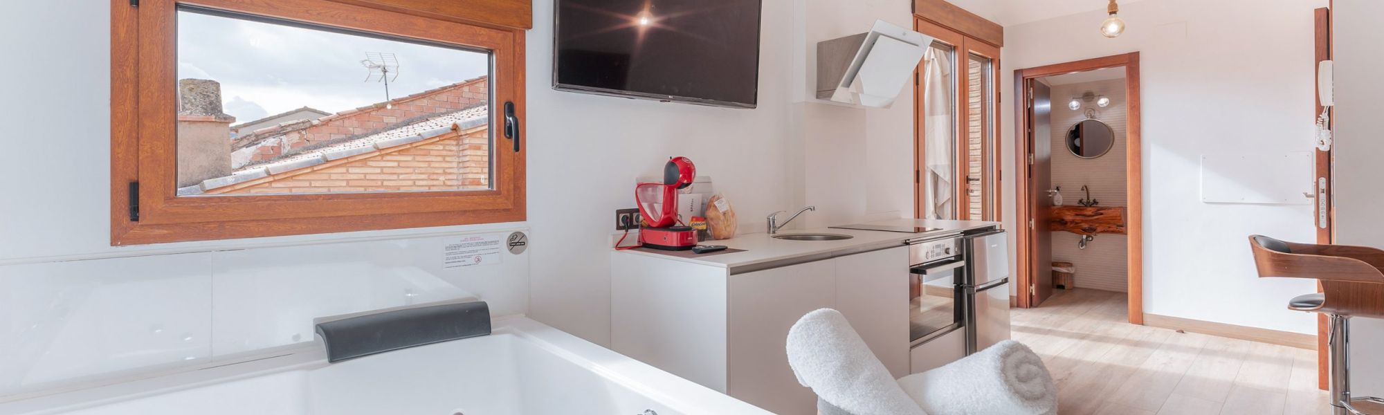 Espacio del apartamento ático