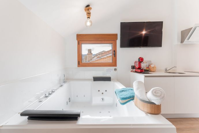 Espacio del apartamento ático
